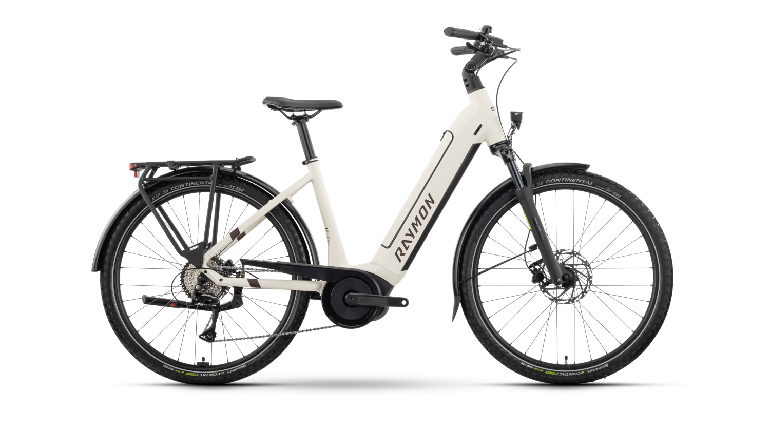 Raymon Metmo base 600 Wh E-Bike Wave 27,5" cotton/taupe