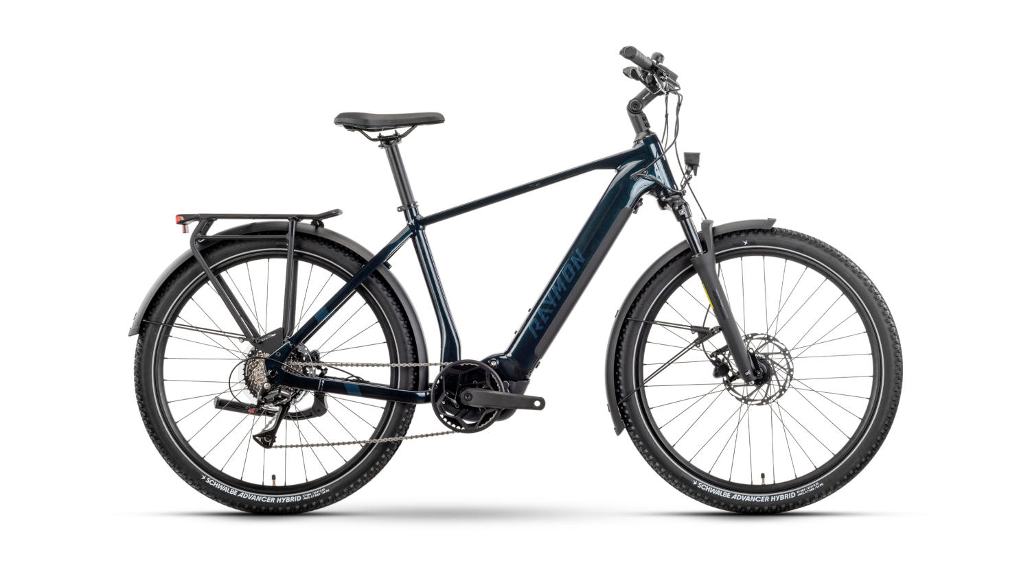 Raymon Tourray 630 Wh E-Bike Diamant 27,5" nebular blue/chrome