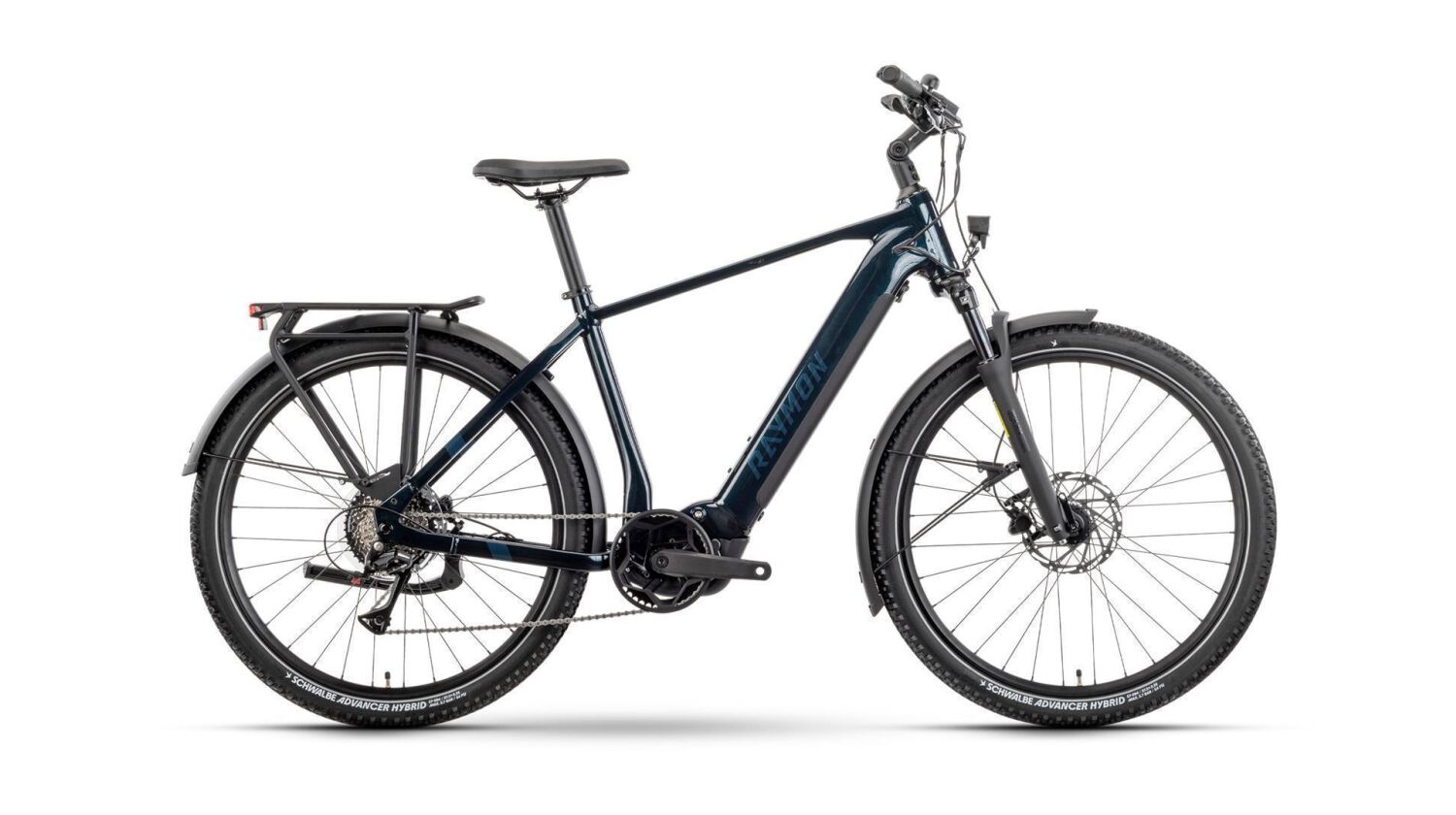 Raymon Tourray 720 Wh E-Bike Diamant 27,5" nebular blue/chrome