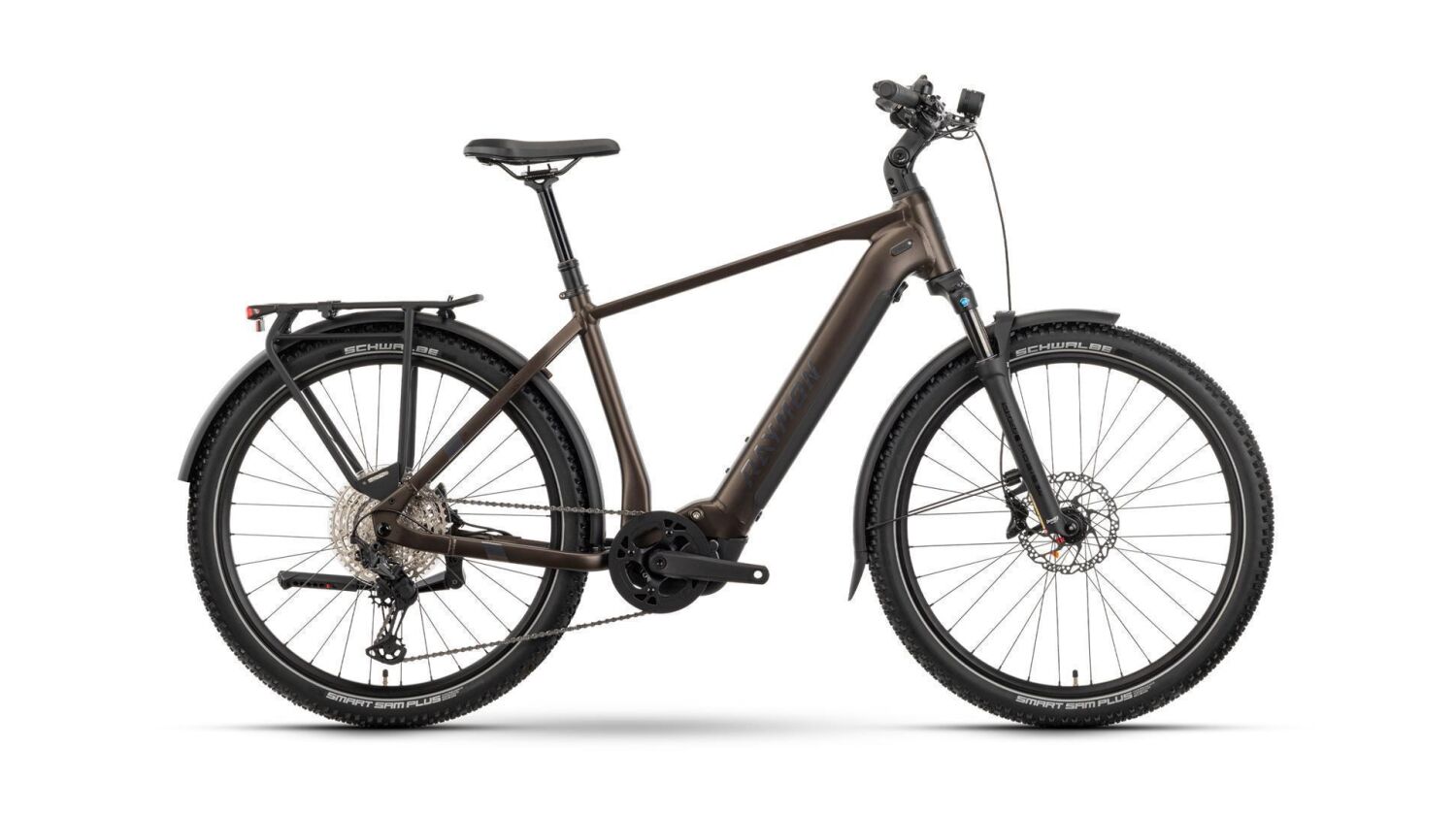 Raymon Tourray Ultra 800 Wh E-Bike Diamant 27,5" tenmoku/black