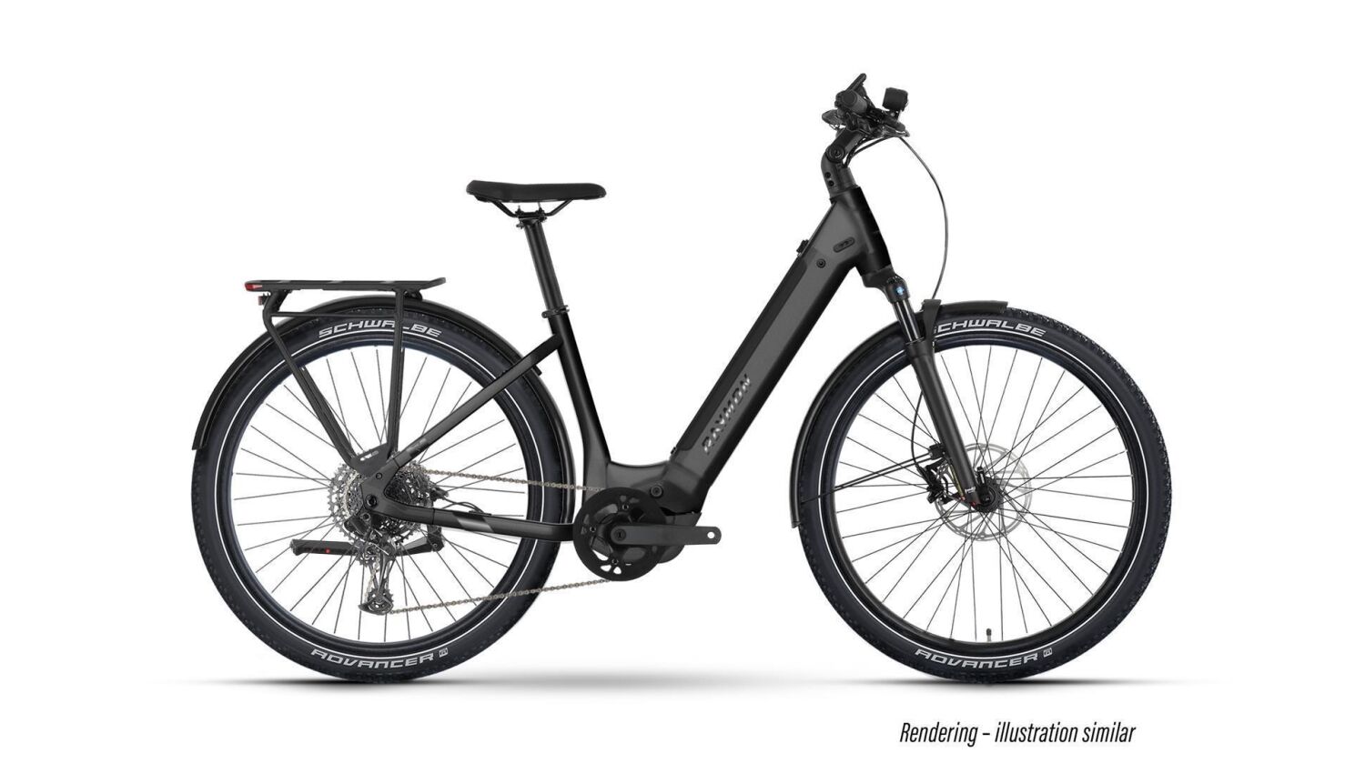 Raymon Tourray Ultimate 800 Wh E-Bike Wave 27,5" black/chrome/bronze