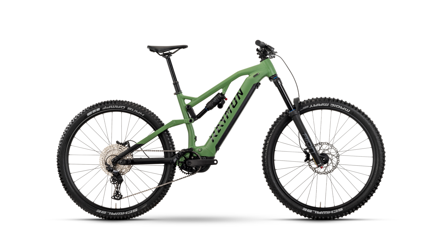 Raymon Trailray 170 720 Wh E-Bike Fully 29" reseda green/black/violet
