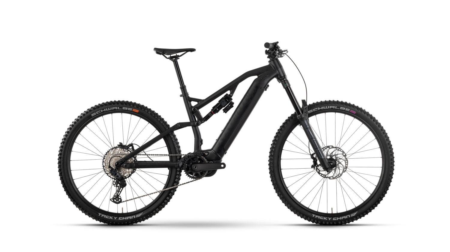 Raymon Trailray 170 Pro 800 Wh E-Bike Fully 29" black stealth/iridiscent