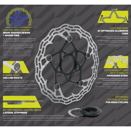 Galfer Bremsscheibe SHARK&reg; Road Center-Lock
