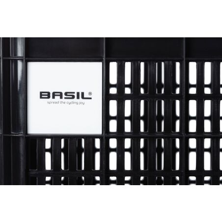 Basil Crate S MIK 2.0 Kunststoff-Fahrradkasten schwarz...