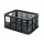 Basil Crate S MIK 2.0 Kunststoff-Fahrradkasten schwarz 17,5 L
