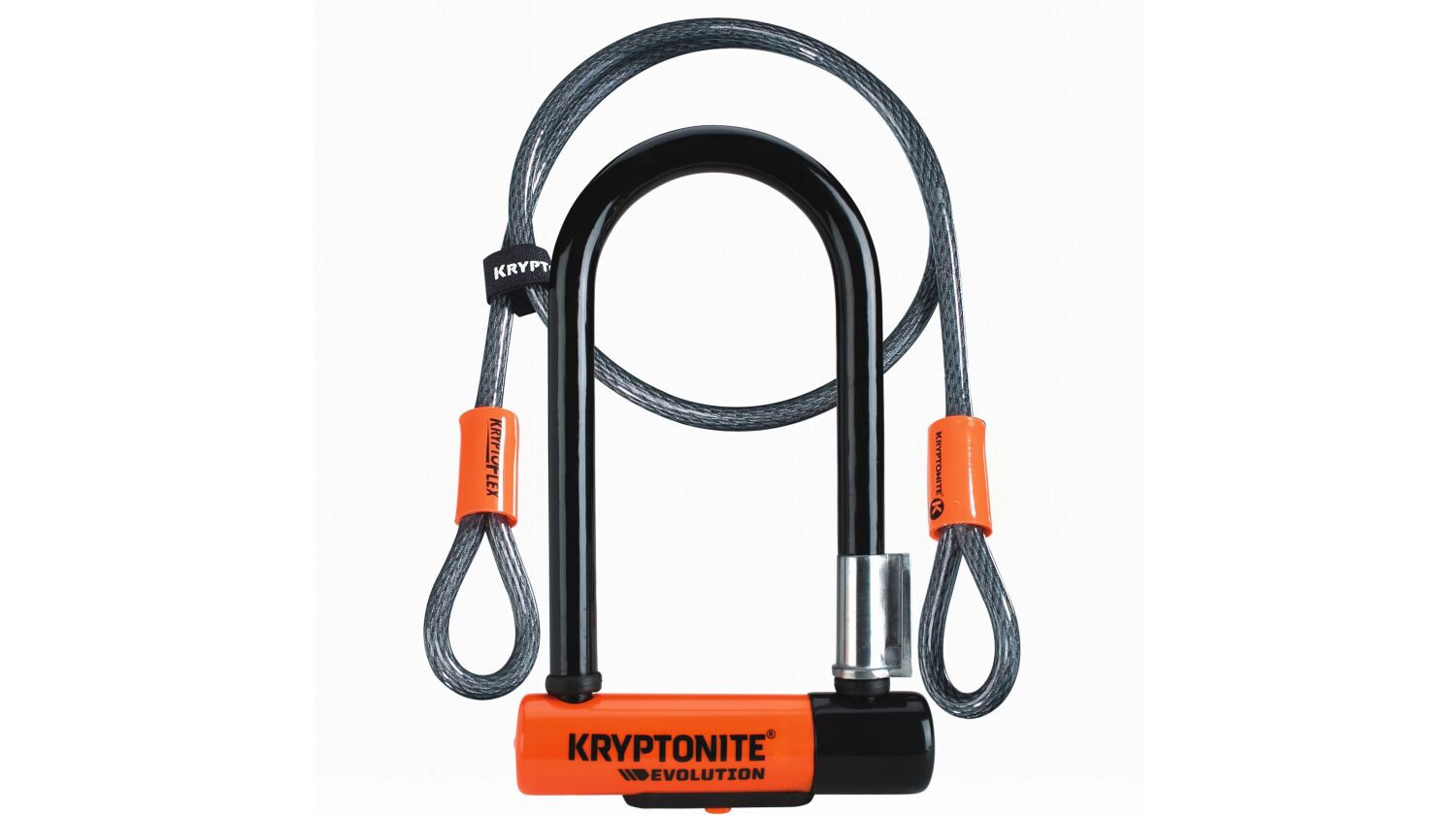 Kryptonite Evolution Mini 7 inkl. Flex-Cable, inkl. FlexFrame-Halterung Bügelschloss