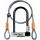Kryptonite KryptoLok Mini 7 inkl. Flex-Cable, inkl. FlexFrame-Halterung Bügelschloss