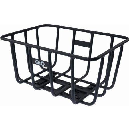 QIO Korb Basket Karl inkl. MIK 2.0 Adapterplatte schwarz...