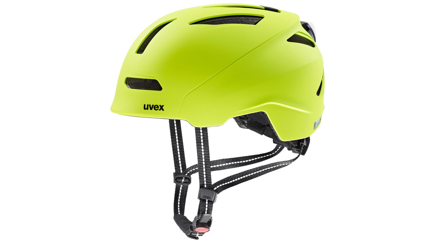 Uvex Urban Planet LED Helm lime matt