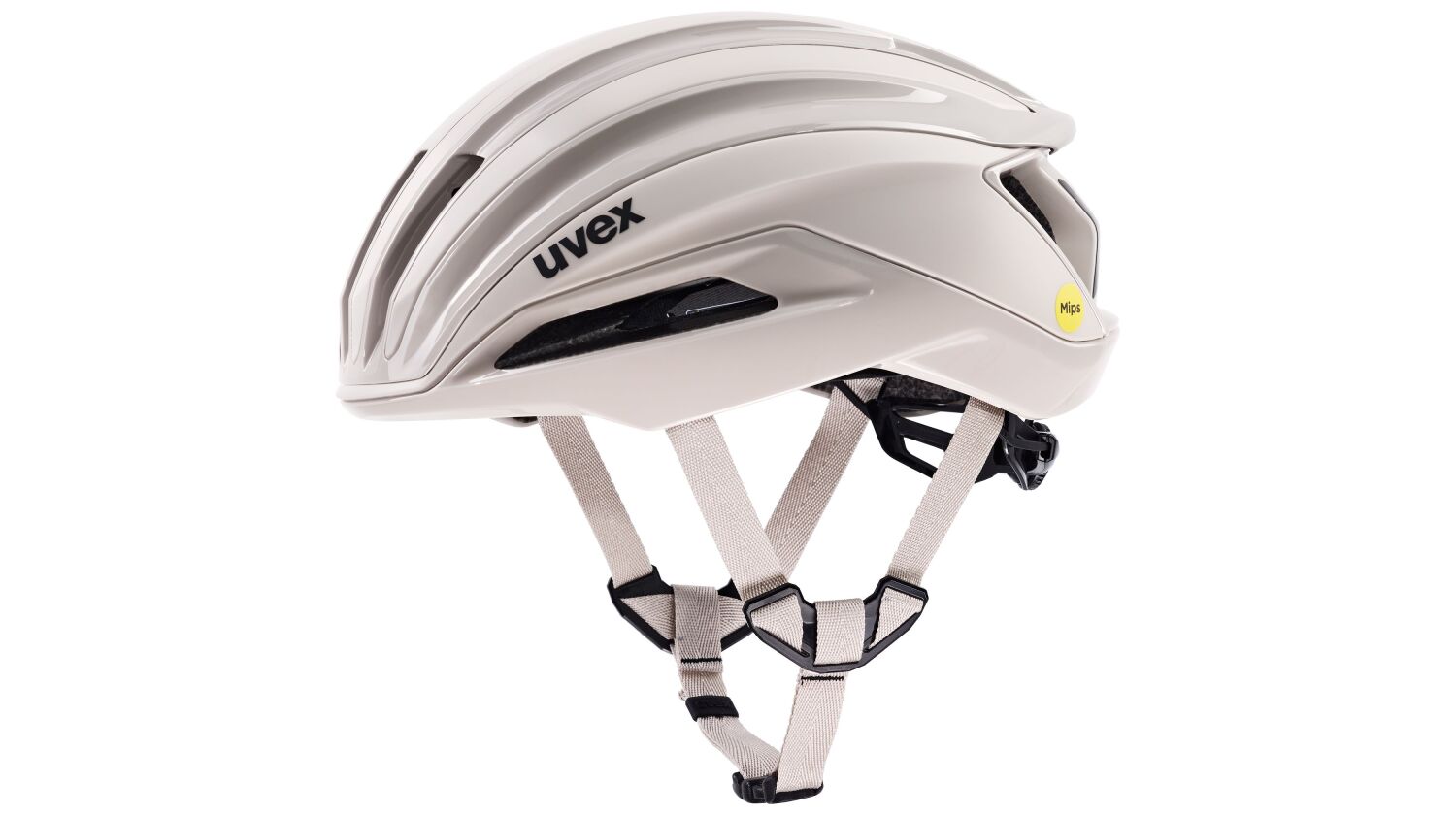 Uvex Surge Aero Mips Rennrad-Helm warm grey matt
