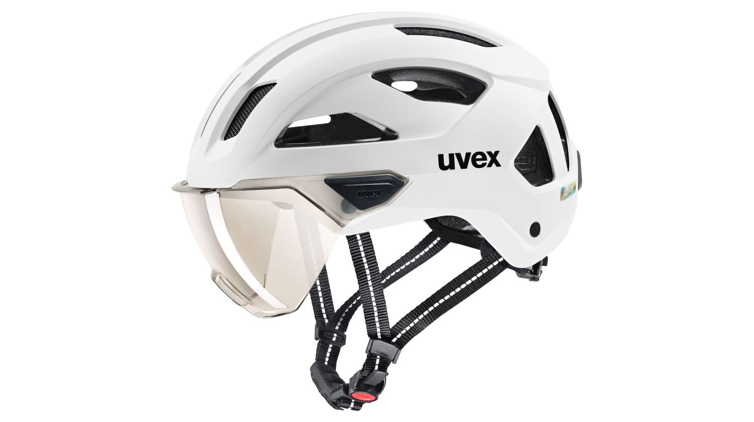 Uvex Stride Visor Helm white matt