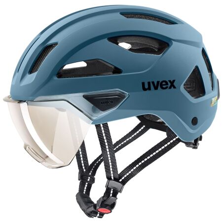 Uvex Stride Visor Helm stone blue matt