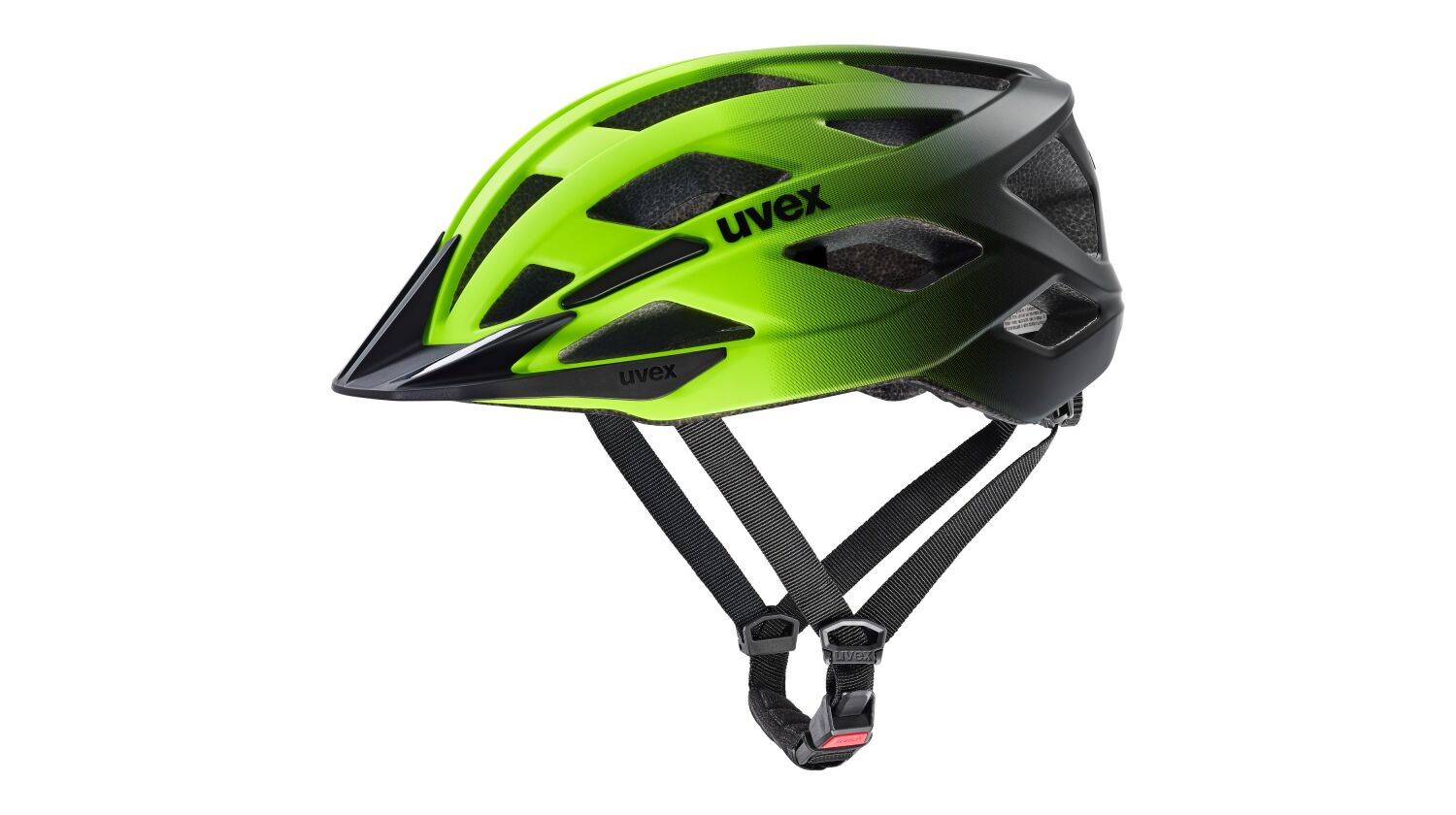 Uvex I-VO 2 Helm neon yellow-black matt