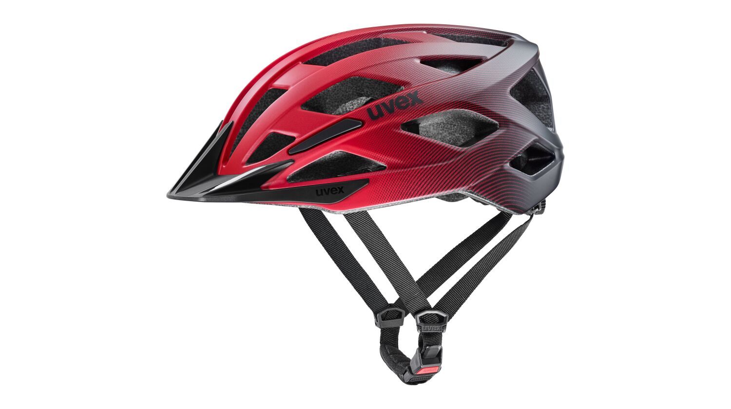 Uvex I-VO 2 Helm red-black matt