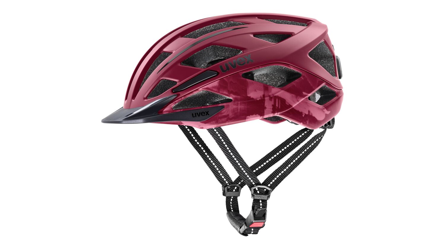 Uvex City I-VO 2 Helm cranberry matt