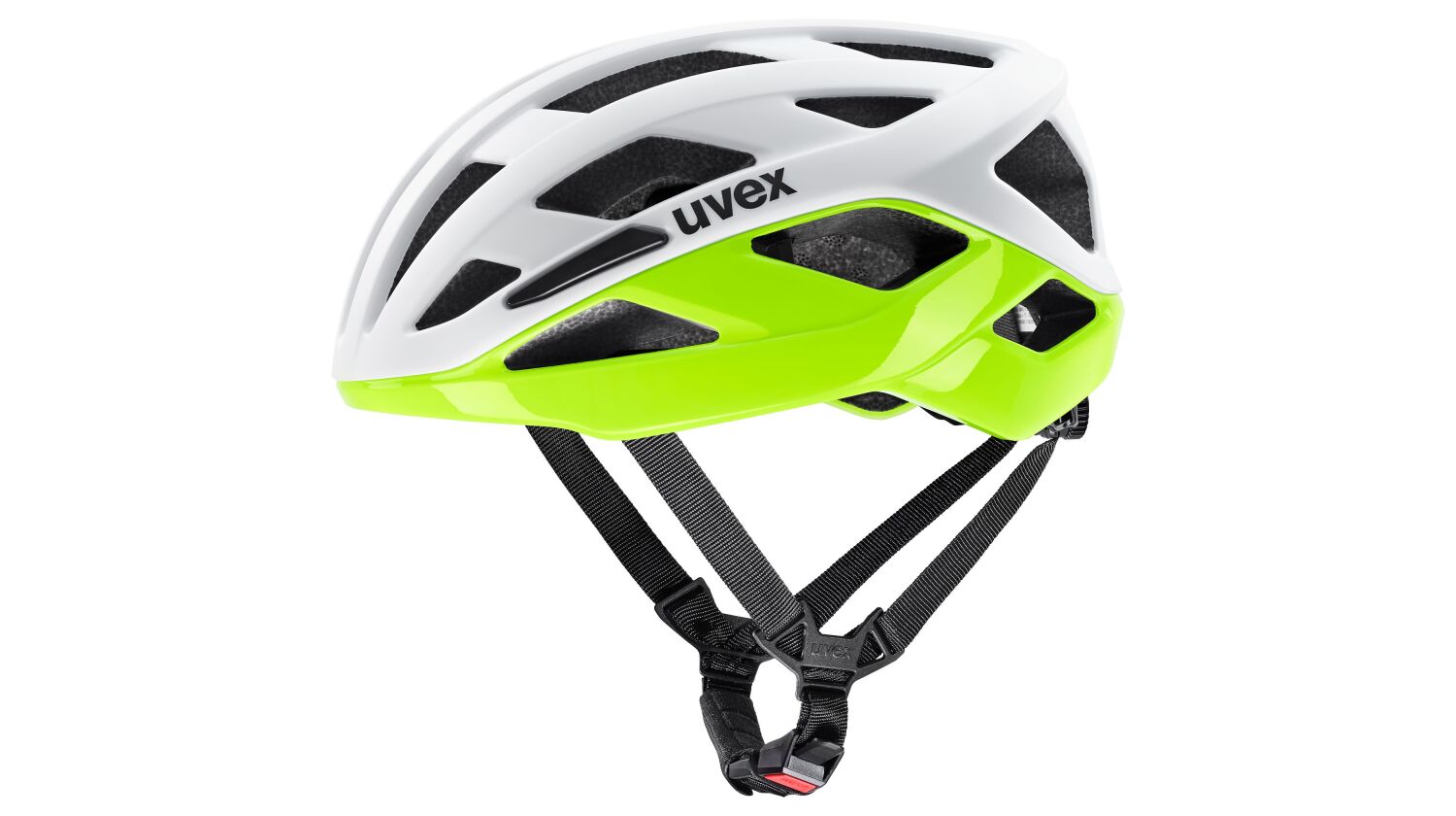 Uvex I-Volute Rennrad-Helm white-neon yellow matt
