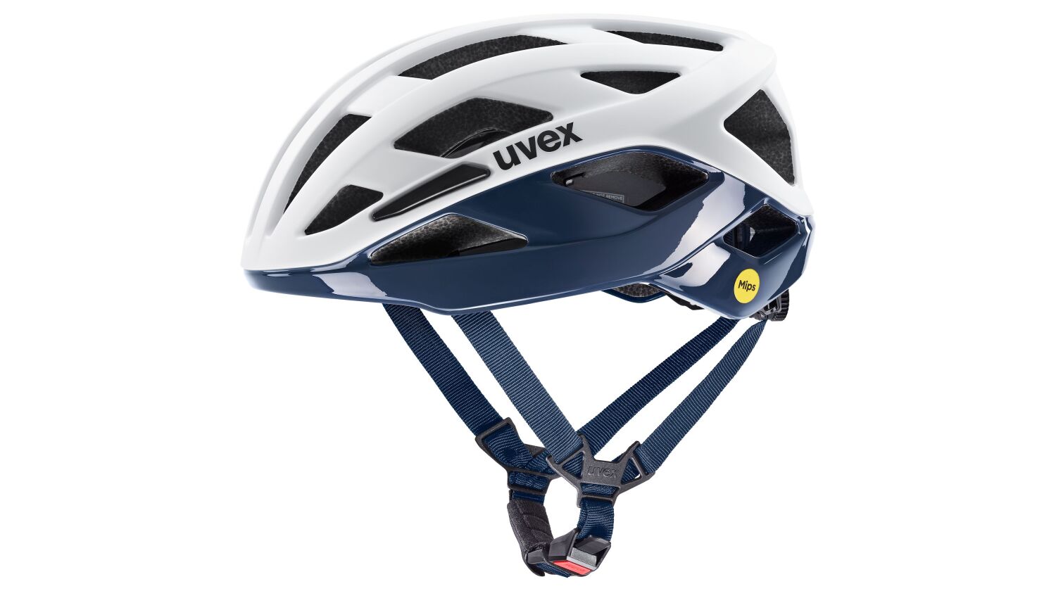 Uvex I-Volute Mips Rennrad-Helm white-dusk blue matt
