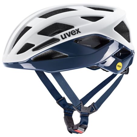 Uvex I-Volute Mips Rennrad-Helm white-dusk blue matt