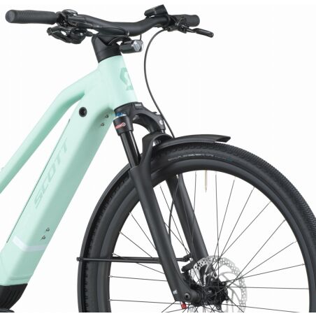 Scott Passage 10 Belt Slope 400 Wh E-Bike Trapez 28" mint green