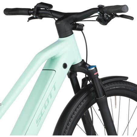 Scott Passage 10 Belt Slope 400 Wh E-Bike Trapez 28" mint green