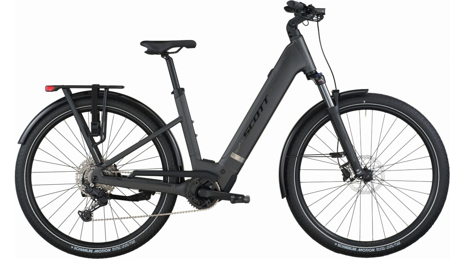 Scott Sub Sport 10 800 Wh E-Bike Wave 28" midnight grey