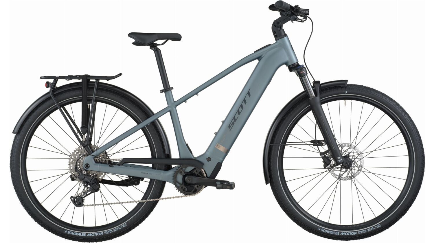 Scott Sub Sport 20 600 Wh E-Bike Diamant 28" hematite blue