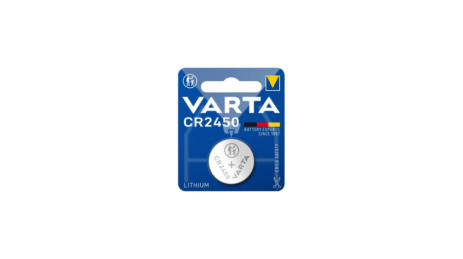 Varta CR2450 Knopfzelle Lithium 1 Stück