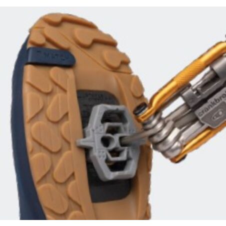 Crankbrothers Cleat Tool f&uuml;r Crankbrothers, SPD&trade;, TIME&trade; ATAC Cleats grey one size