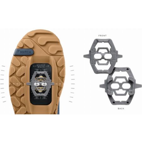 Crankbrothers Cleat Tool f&uuml;r Crankbrothers, SPD&trade;, TIME&trade; ATAC Cleats grey one size