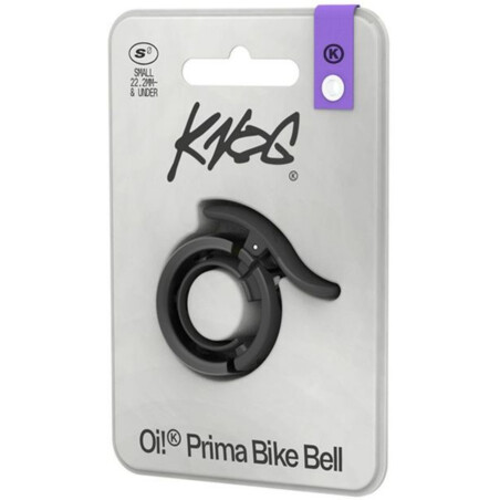 Knog Oi Prima Fahrradklingel anthracite/black