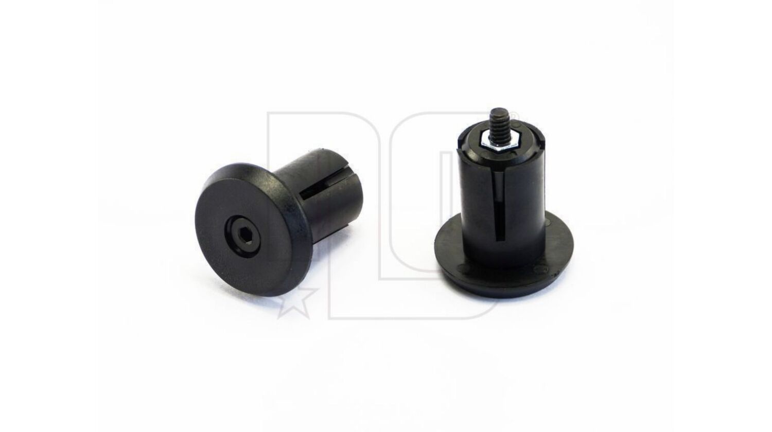 NG Sports Lenkerendkappen MTB, verschraubbar, Nylon, 18-21 mm schwarz
