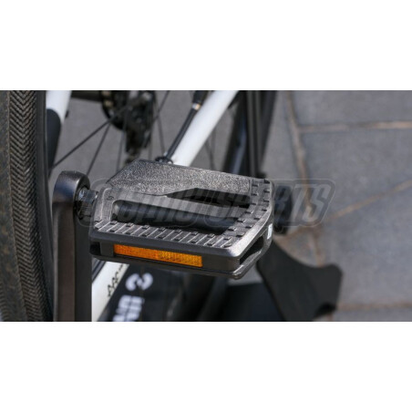 NG Sports Sahramee ReCycle Griptape Plattform-Pedal mit Reflektor 1 Paar schwarz 112 x 83,5 mm