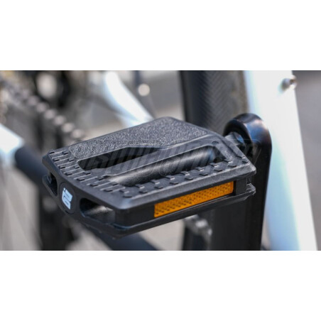 NG Sports Sahramee ReCycle Griptape Plattform-Pedal mit Reflektor 1 Paar schwarz 112 x 83,5 mm
