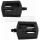 NG Sports Sahramee ReCycle Griptape Plattform-Pedal mit Reflektor 1 Paar schwarz 112 x 83,5 mm