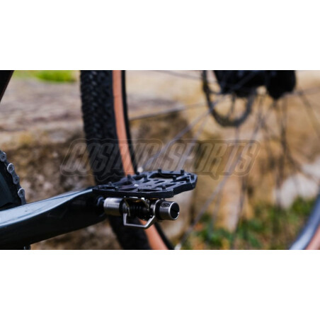 NG Sports Keihee Pedalplattform Adapter f&uuml;r Klickpedale 2-Loch + 3-Loch 1 Paar schwarz 90 x 80 x 7 mm