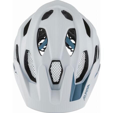 Alpina Carapax 2.0 MTB-Helm white pebble blue matt