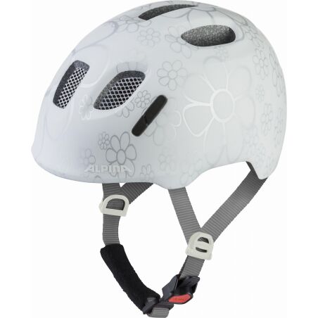 Alpina Ximo 2 LE Kinder-Helm pearl white flowers matt