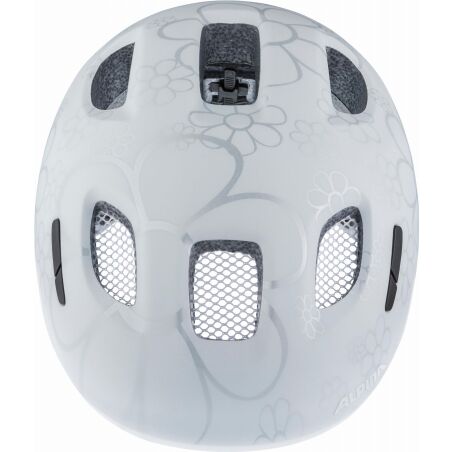 Alpina Ximo 2 LE Kinder-Helm pearl white flowers matt