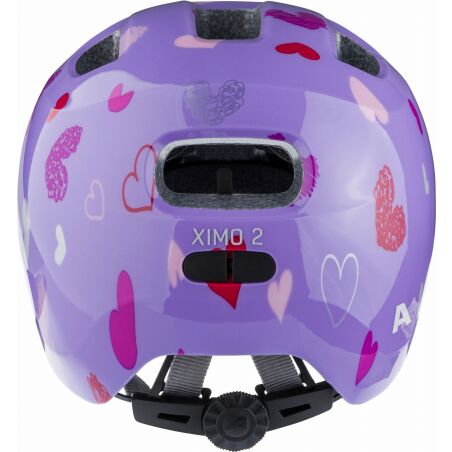 Alpina Ximo 2 Kinder-Helm purple hearts gloss