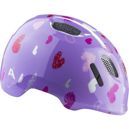 Alpina Ximo 2 Kinder-Helm purple hearts gloss