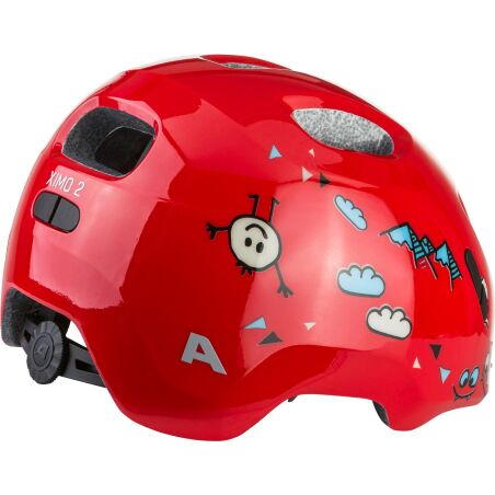 Alpina Ximo 2 Kinder-Helm red smile gloss