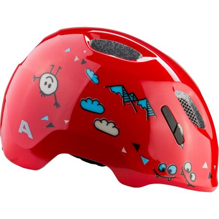Alpina Ximo 2 Kinder-Helm red smile gloss