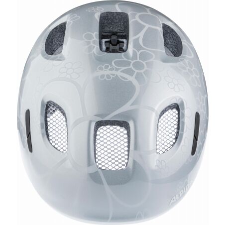 Alpina Ximo 2 Kinder-Helm silver flower gloss