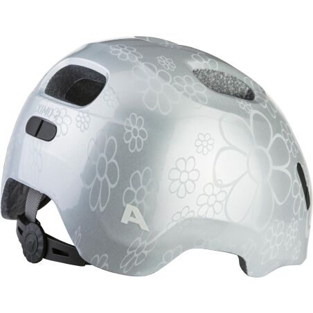 Alpina Ximo 2 Kinder-Helm silver flower gloss