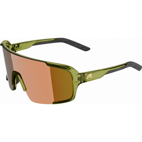 Alpina Lumin Sportbrille green transparent/mirror gold...