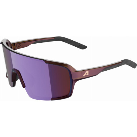 Alpina Lumin Sportbrille black-purple matt/mirror pink...