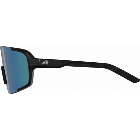 Alpina Lumin Sportbrille black matt/mirror blue one size