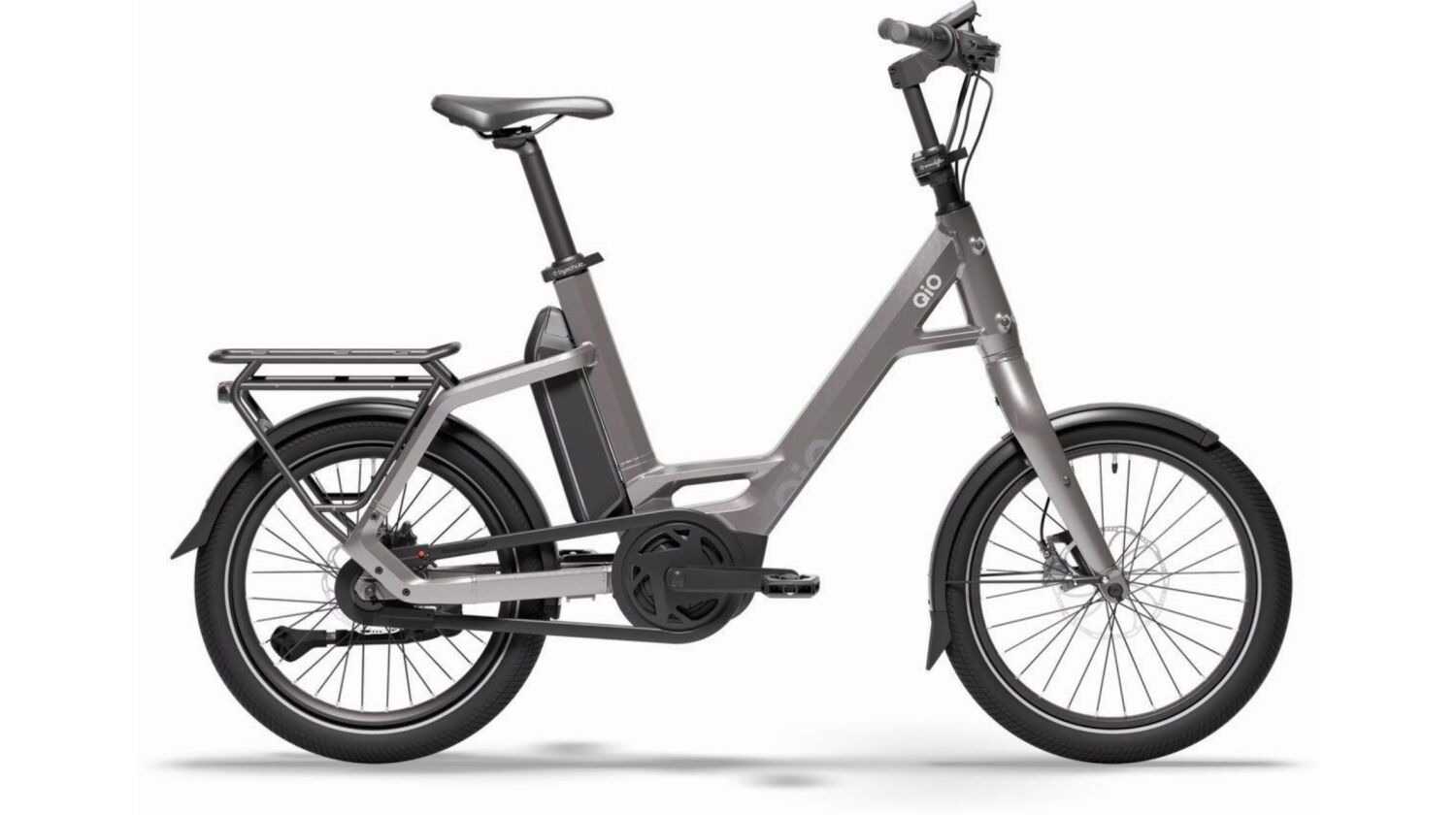 QiO Compact AP-8 Rücktrittnabe 545 Wh E-Kompaktrad 20" lead metal 48 cm