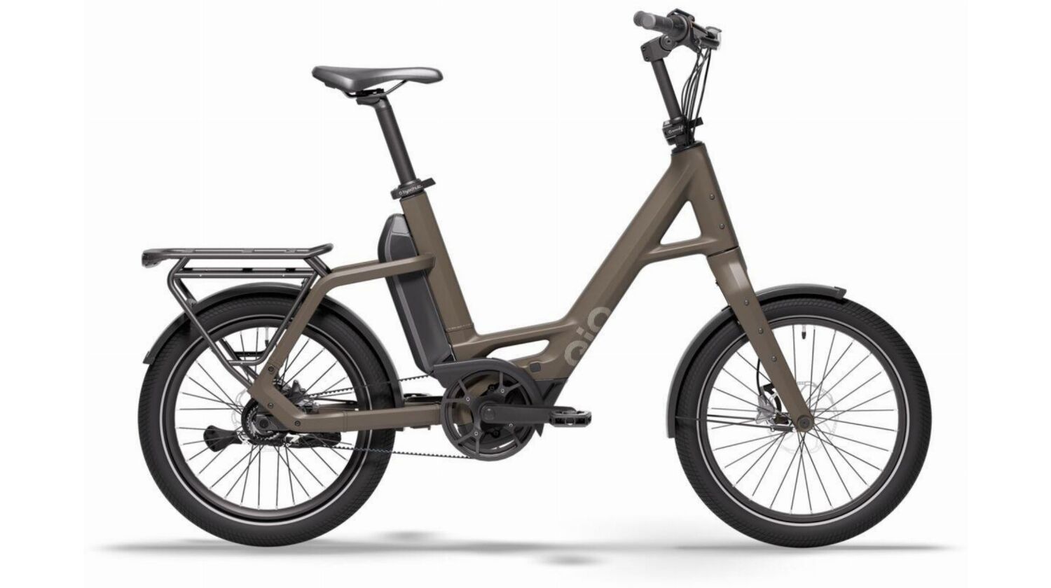 QiO Compact P5 545 Wh E-Kompaktrad 20" dark olive matt 48 cm